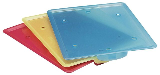Couvercles multicolores (lot/3)