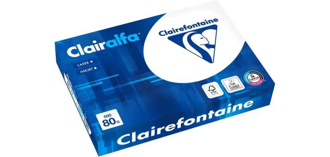Ramette Clairefontaine Clairalfa extra blanc A4