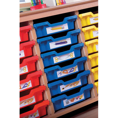 Étiquettes amovibles Avery pour bacs et classeurs (lot/64)