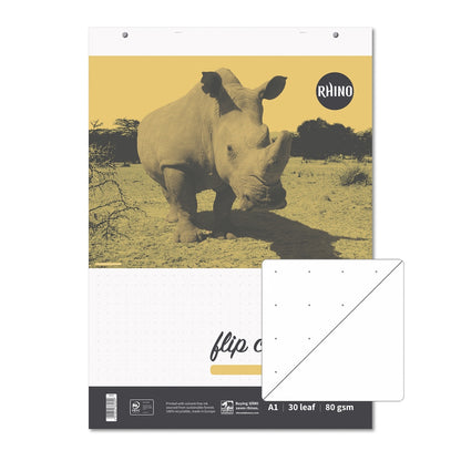 Blocs de papier A1 quadrillage en points Rhino (lot/5)