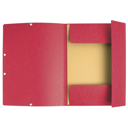 Chemises à élastiques A4, 3 rabats (lot/10) - couleurs assorties