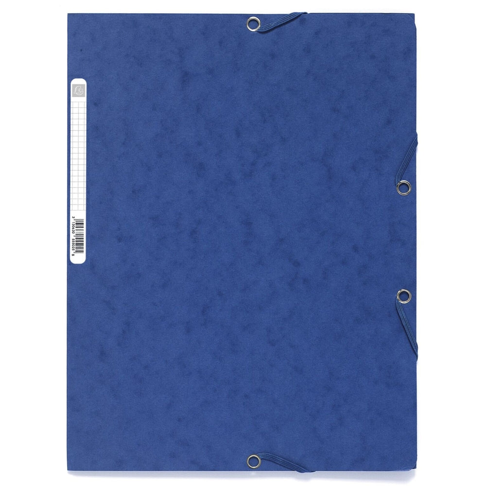 Chemises à élastiques A4, 3 rabats (lot/10) - couleurs assorties