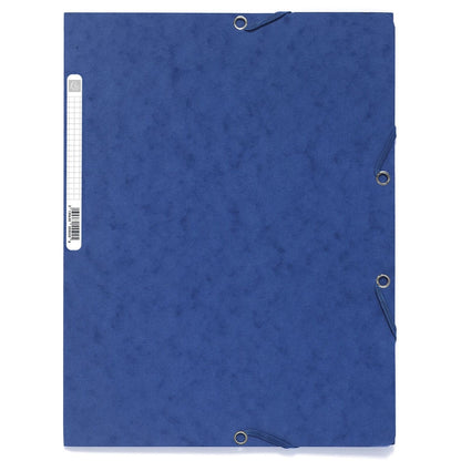 Chemises à élastiques A4, 3 rabats (lot/10) - couleurs assorties