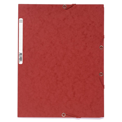 Chemises à élastiques A4, 3 rabats (lot/10) - couleurs assorties
