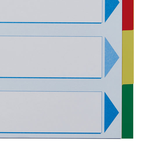 Intercalaires en polypropylène A4 - 5 positions