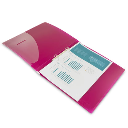 Classeurs à anneaux polypropylène A4 Rapesco (lot/10) - couleurs assorties