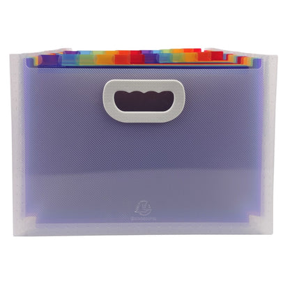 Trieur à soufflet en polypropylène A4 avec poignées - paysage