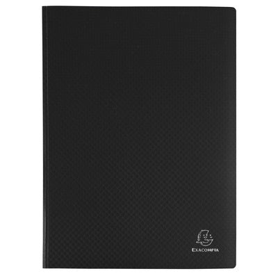 Porte-documents semi-rigide A4 100 vues - noir