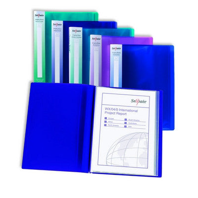 Porte-documents Snopake Electra A4 (lot/10) - assortiment de couleurs