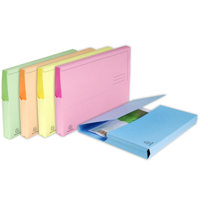 Pochettes pour documents A4 Aquarel (lot/50) - couleurs pastel assorties