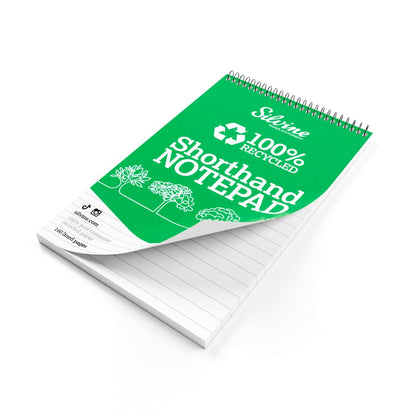 Carnets de sténographie recyclés Silvine 203 x 127 mm (lot/12)