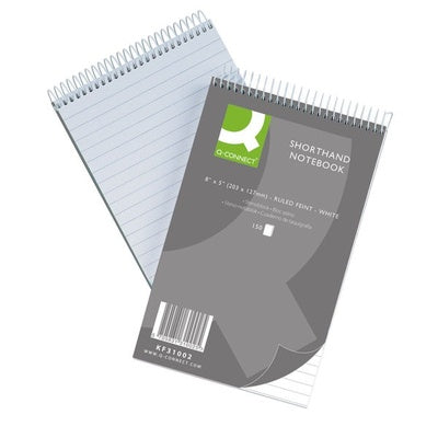 Carnets de sténographie 203 x 127 mm (lot/10)