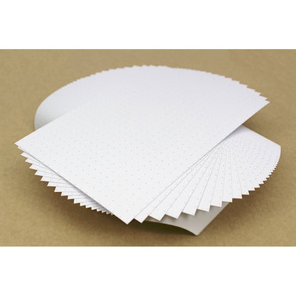 Fiches de révision 152 x 102 mm, blanches, quadrillées 5 mm, 100 fiches