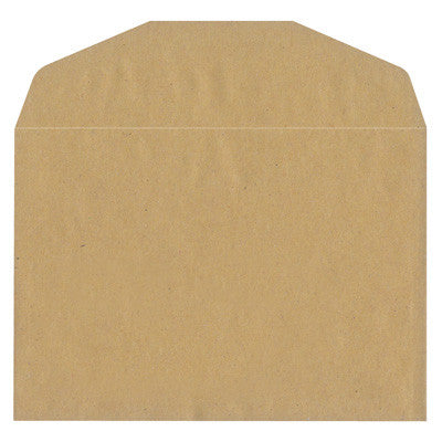 Enveloppes en papier kraft gommées C6, boîte de 1 000