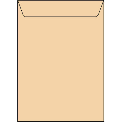 Enveloppes en papier kraft autocollantes C5 90 g/m² Boîte de 500