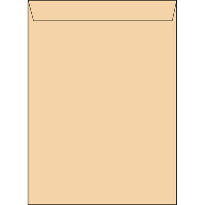 Enveloppes en papier kraft autocollantes 406 x 305 mm, Boîte de 250
