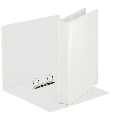 Classeur A5 2 anneaux 25 mm (lot/12) - blanc