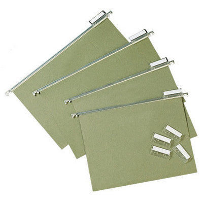 Etiquettes supplémentaires pour dossiers suspendus (lot/50)