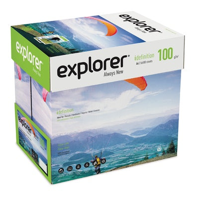 Papier blanc pour photocopieuse A4 Explorer 100 g/m² - 500 feuilles
