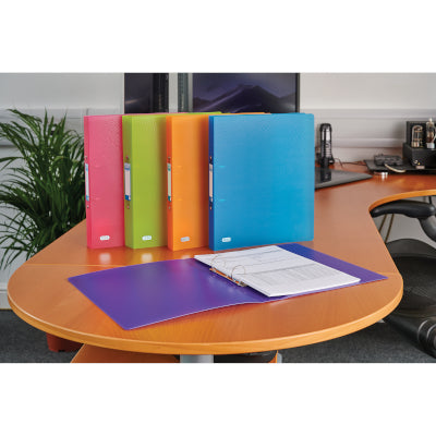 Classeurs à anneaux A4 Oxford Urban polypropylène (lot/10) - couleurs assorties