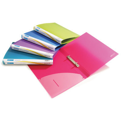 Classeurs à anneaux Rapesco A4 polypropylène (lot/10) - couleurs assorties