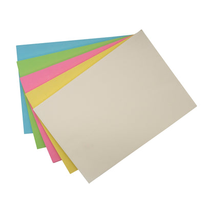 Papier couleur pour photocopieuse A4 80 g/m² couleurs pastels - boîte de 5 ramettes