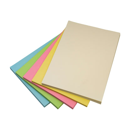 Papier couleur pour photocopieuse A4 80 g/m² couleurs pastels - boîte de 5 ramettes