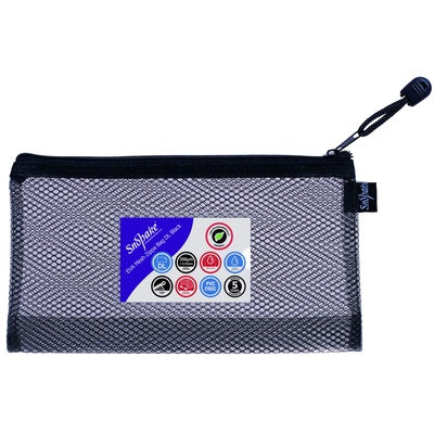 Pochette zippée en EVA Snopake noire - 240 x 130 mm (DL)