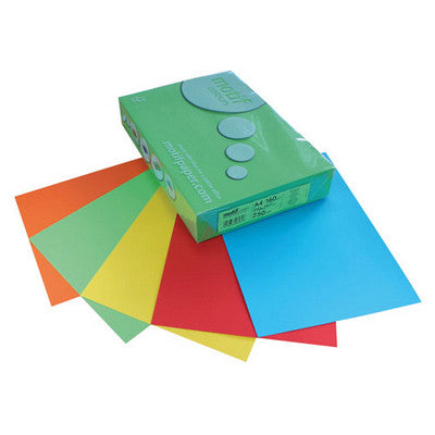 Papier couleur pour photocopieuse A4 160 g/m² couleurs vives - 1000 feuilles