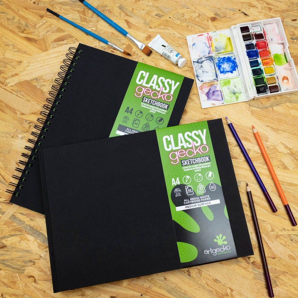 Carnets de croquis à spirale Artgecko - A4 portrait
