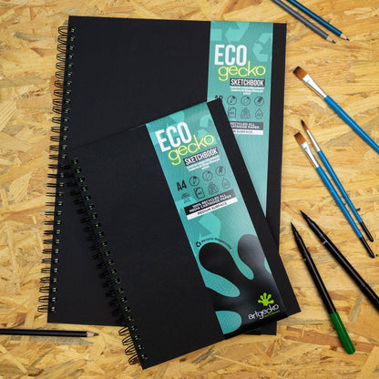 Carnet de croquis à spirale Eco Artgecko - A4 portrait