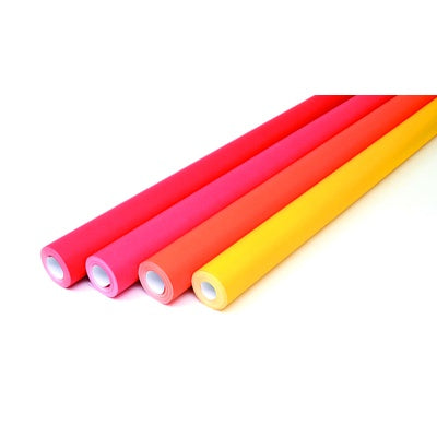 Rouleau de papier pour affiches inaltérable 1218 mm x 15 m (lot/4) - Nuances de rouge/orange
