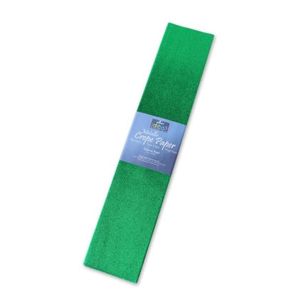 Papier crépon métallisé - couleurs assorties (lot/5)