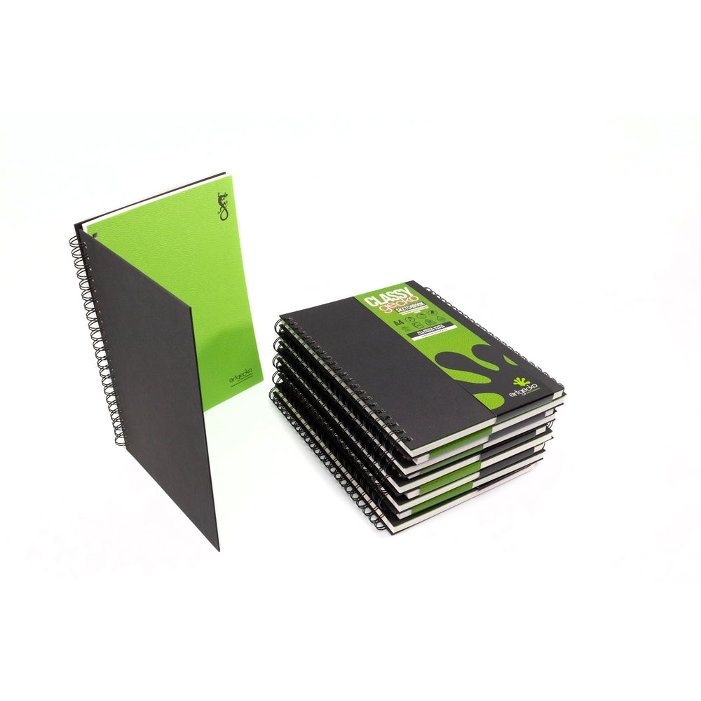 Carnet de croquis à spirale Classy Artgecko - A4 portrait (lot/10)