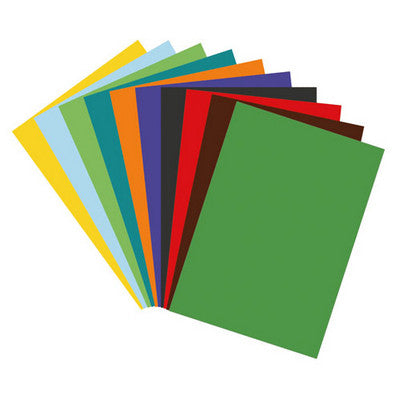 Papier affiche A4+ 100 feuilles - couleurs assorties