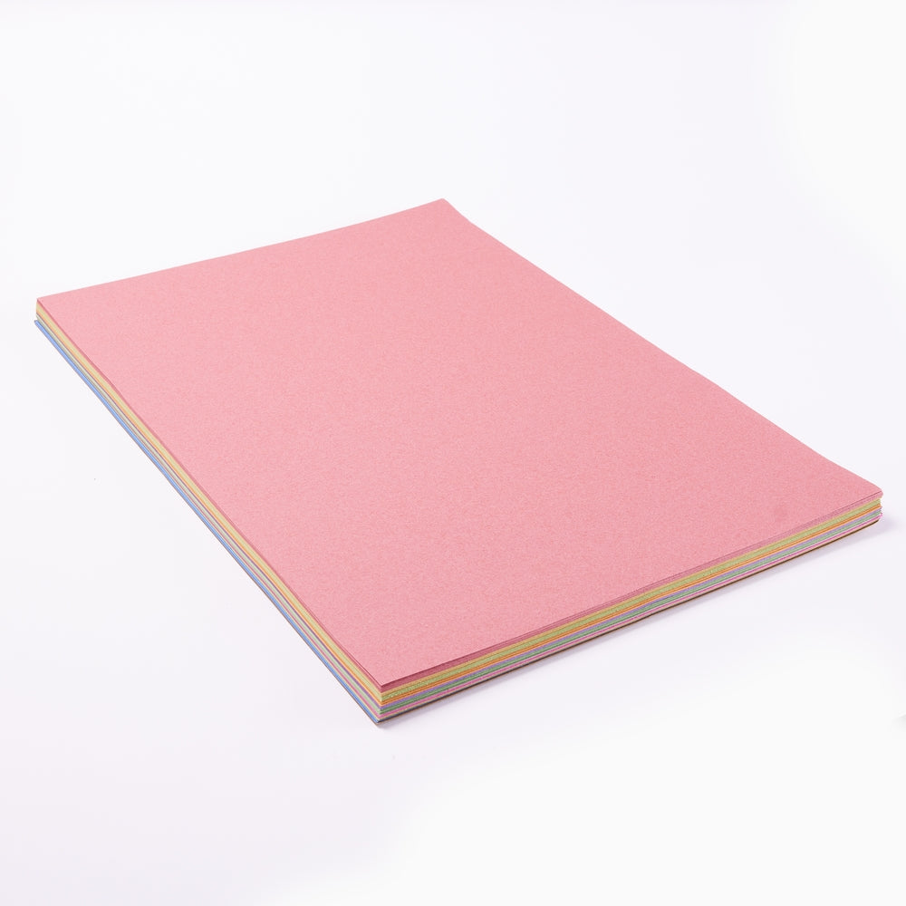 Papier construction 100 g/m² - A1 (lot/100) - couleurs assorties