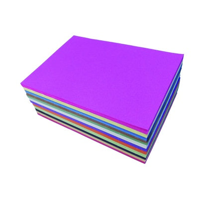 Papier d'activité 80 g/m² 10 couleurs assorties 228 x 305 mm