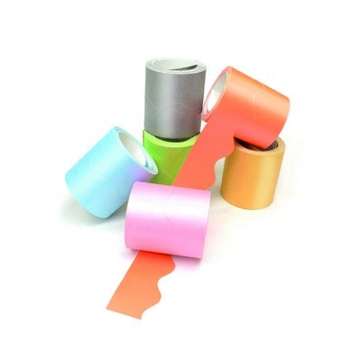 Rouleaux de bordures nacrées assorties (lot/6)