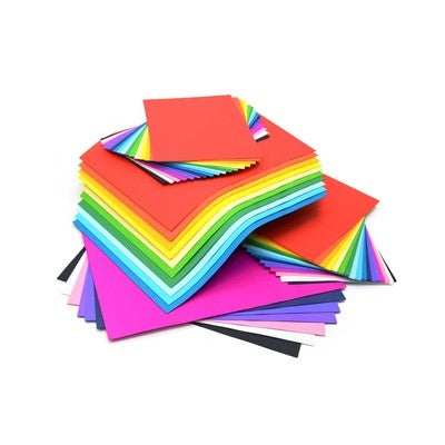 Papier cartonné léger A4 et A5 125 g/m² - 750 feuilles colorées
