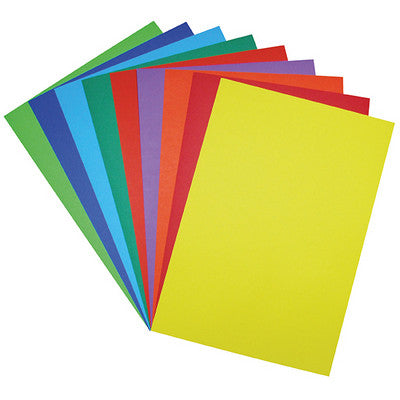 Carton coloré SRA2 (lot/10) - Rouge vif