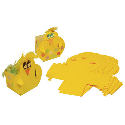 Boîtes de poussins - jaune (lot/30)