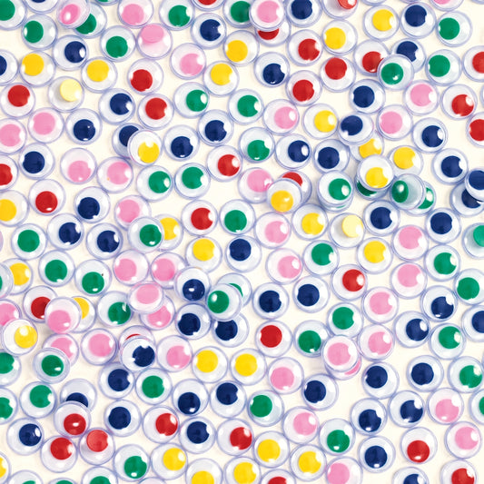 Yeux mobiles colorés (lot/1000)