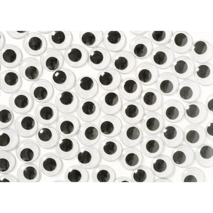 Yeux mobiles noirs géants