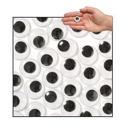 Yeux mobiles noirs géants