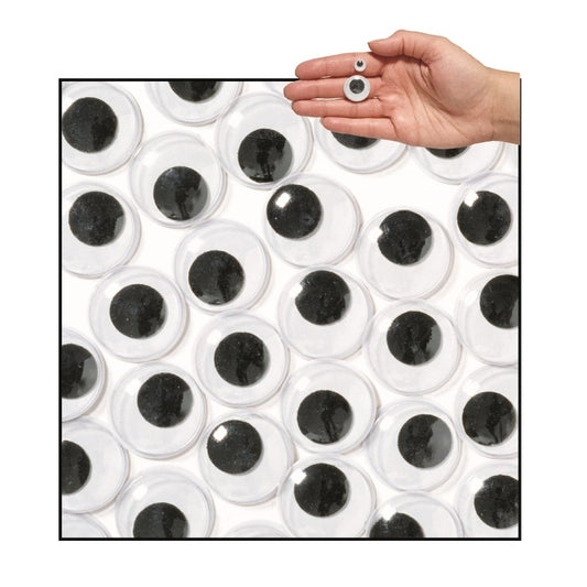 Yeux mobiles noirs géants