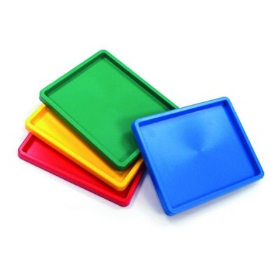 Palettes à peinture colorées (lot/4)
