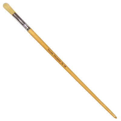 Pinceaux ronds poils de soie de porc (lot/10) - n° 14