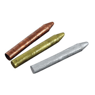 Crayons gras métalliques Scola (lot/48) - coloris assortis