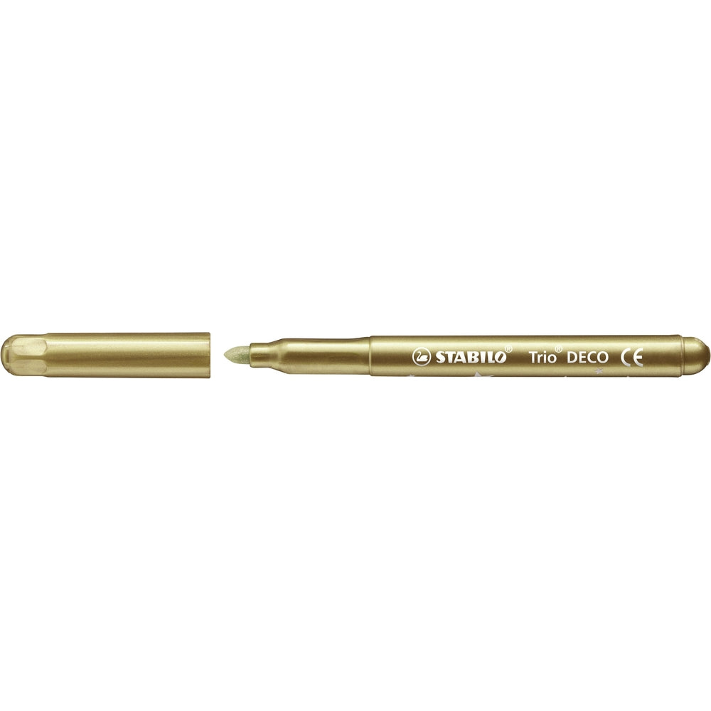 Feutres métalliques STABILO Trio Deco (lot/8)