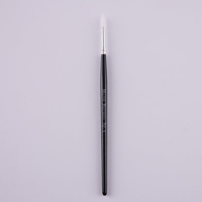 Pinceaux en poils synthétiques manche noir (lot/50) - assortiment de tailles